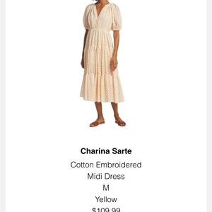 Chic Cream Eyelet Midi Dress